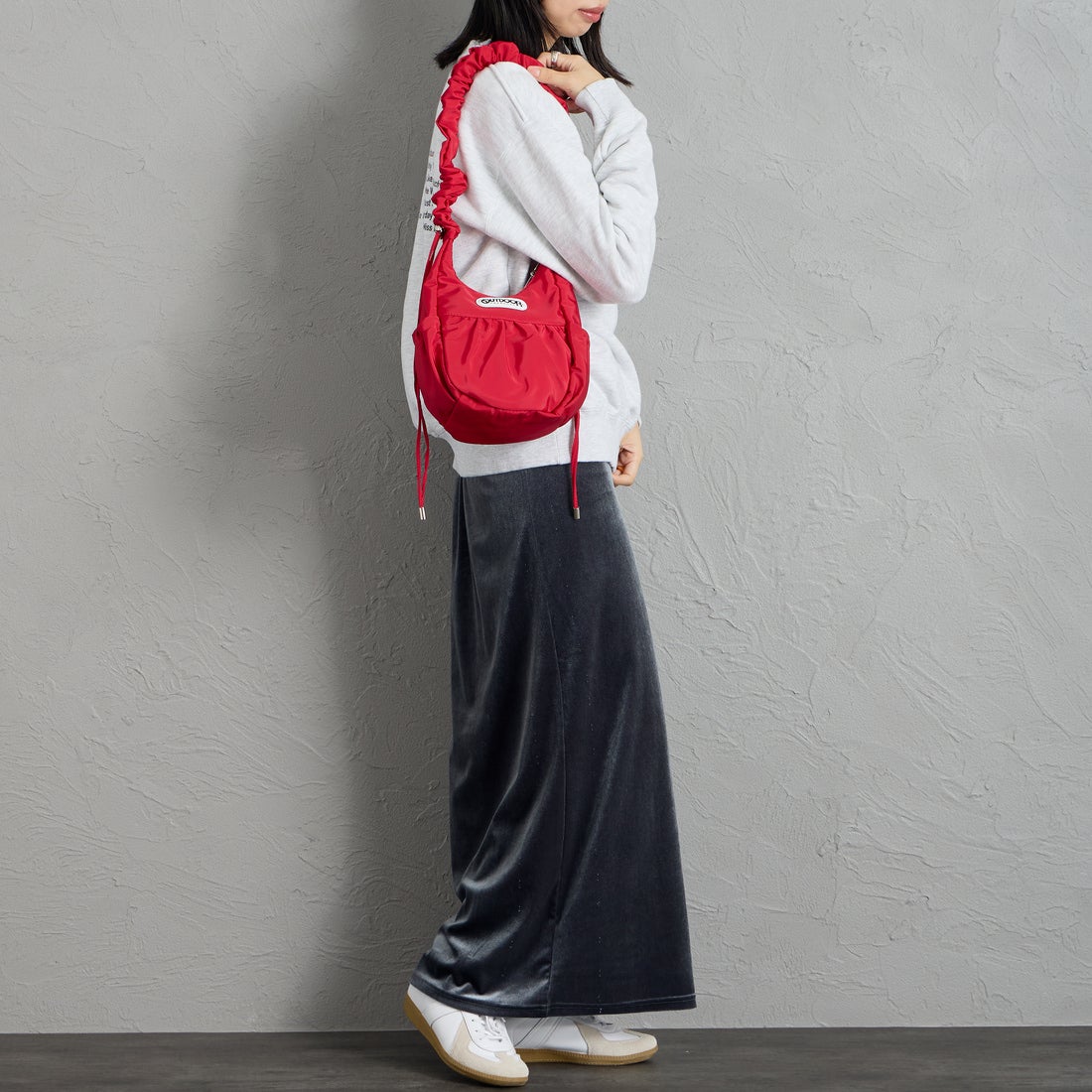 OUTDOOR PRODUCTS [アウトドアプロダクツ] エッグショルダーバッグ [BR-OUT-26AW13] RED