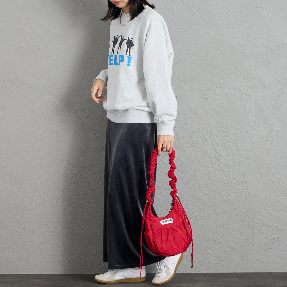 OUTDOOR PRODUCTS [アウトドアプロダクツ] エッグショルダーバッグ [BR-OUT-26AW13] RED