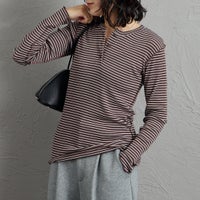 BROWN/PINK&&モデル身長：160cm 着用サイズ：F&&