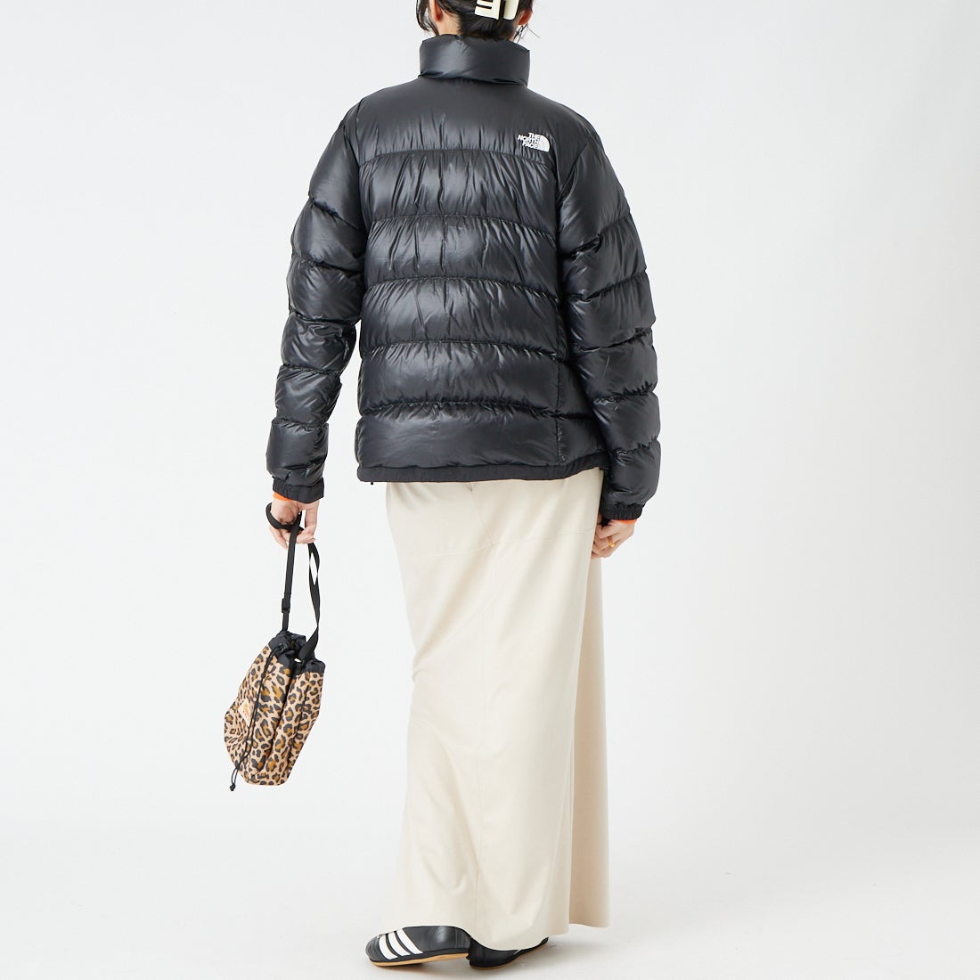 THE NORTH FACE [ザ ノースフェイス] ジップインジップアコンカグアジャケット [NDW92451] K &&モデル身長：162cm 着用サイズ：L&&