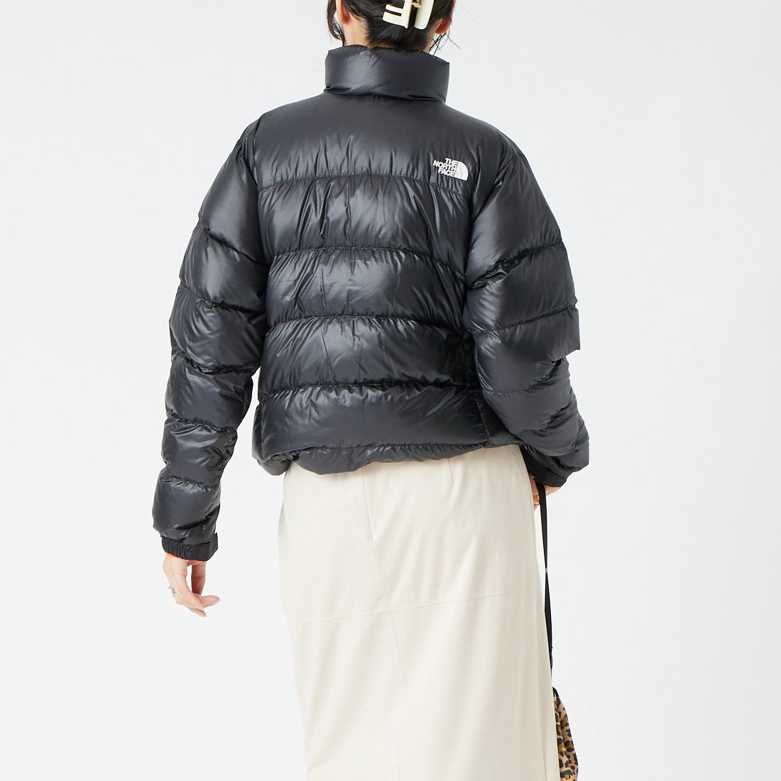 THE NORTH FACE [ザ ノースフェイス] ジップインジップアコンカグアジャケット [NDW92451] K &&モデル身長：162cm 着用サイズ：L&&