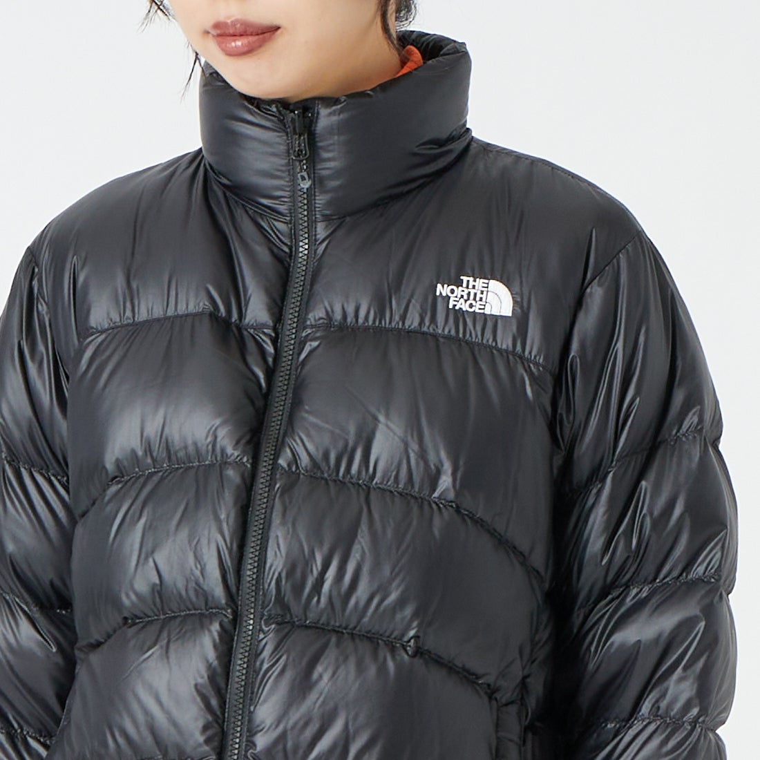 THE NORTH FACE [ザ ノースフェイス] ジップインジップアコンカグアジャケット [NDW92451] K &&モデル身長：162cm 着用サイズ：L&&