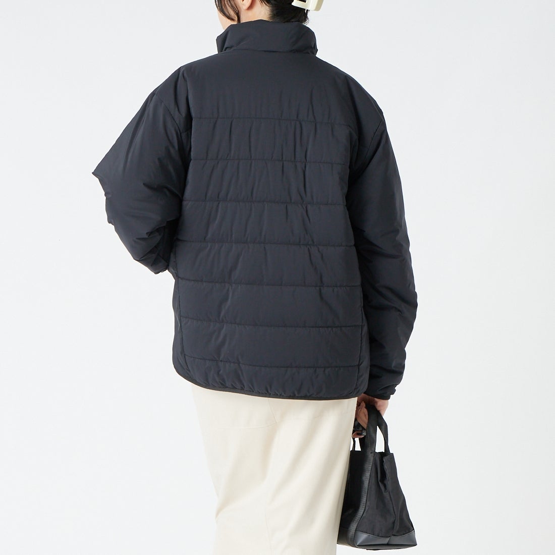 THE NORTH FACE [ザ ノースフェイス] ライトライダージャケット [NY82554] K &&モデル身長：162cm 着用サイズ：S&&