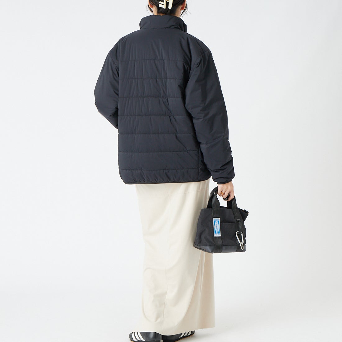 THE NORTH FACE [ザ ノースフェイス] ライトライダージャケット [NY82554] K &&モデル身長：162cm 着用サイズ：S&&
