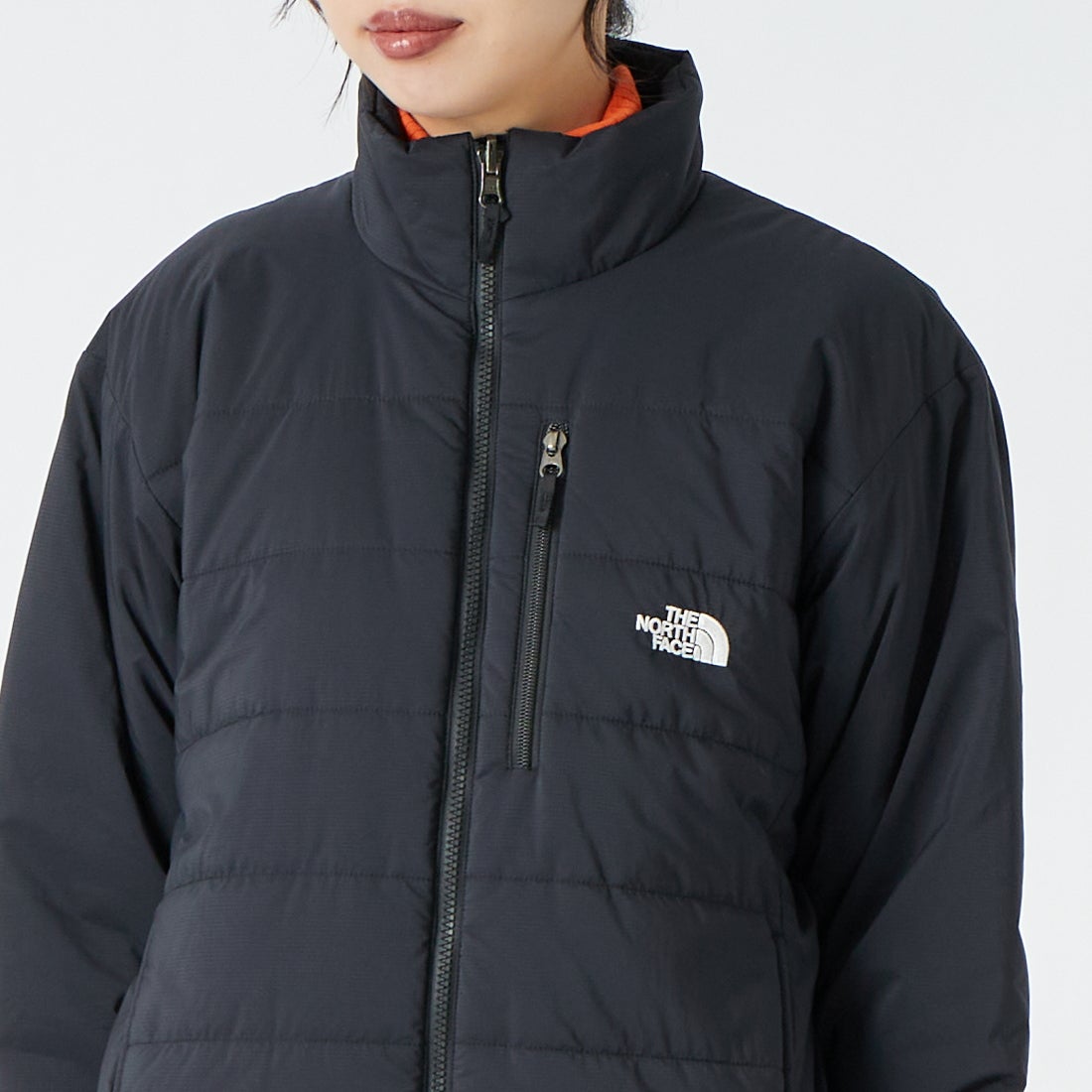 THE NORTH FACE [ザ ノースフェイス] ライトライダージャケット [NY82554] K &&モデル身長：162cm 着用サイズ：S&&