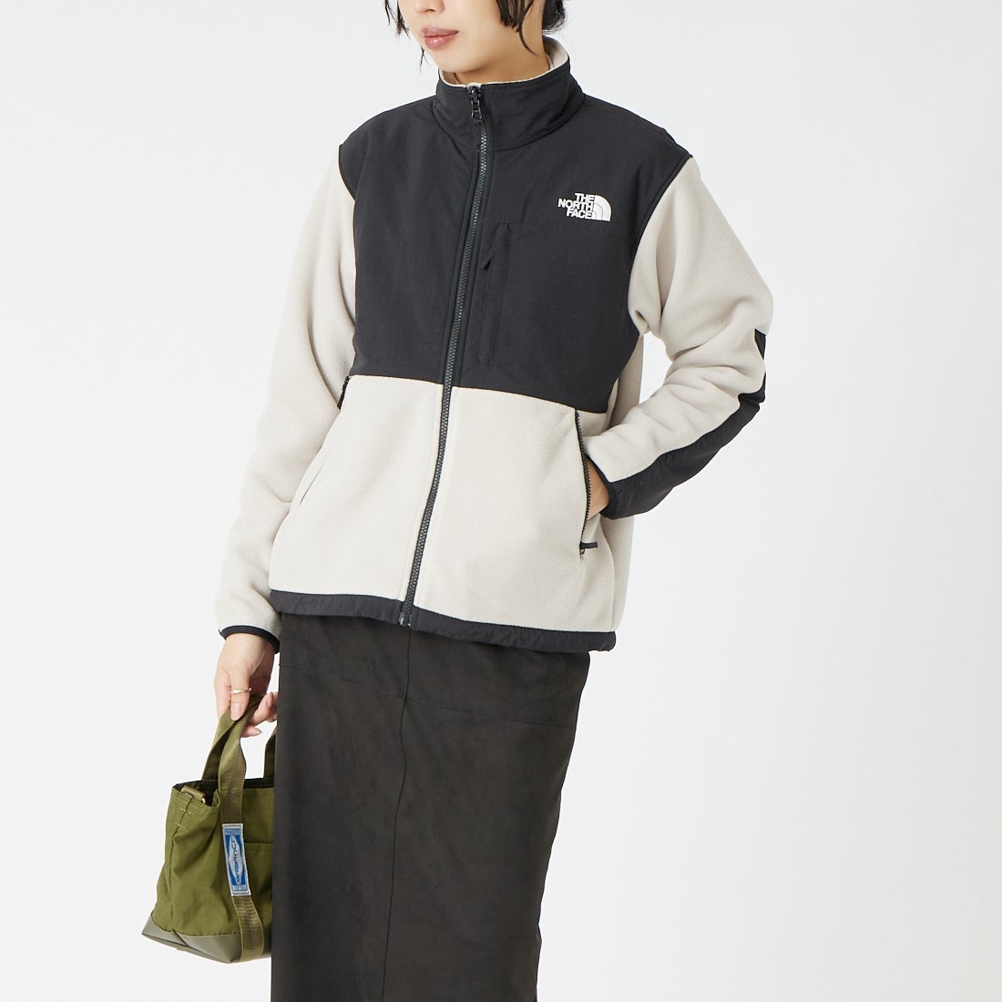 THE NORTH FACE [ザ ノースフェイス] デナリジャケット [NAW62650] FK &&モデル身長：162cm 着用サイズ：M&&