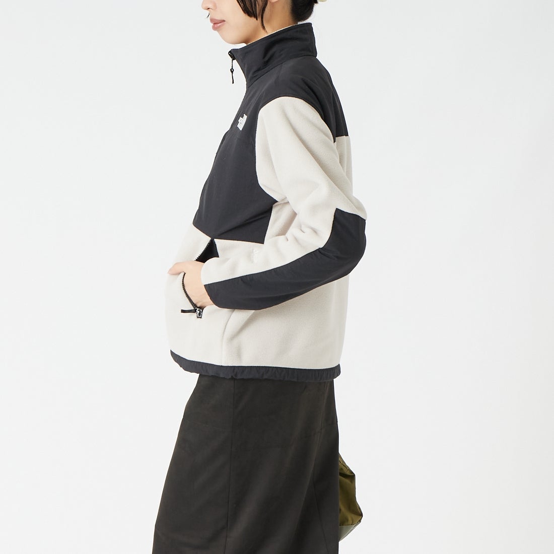 THE NORTH FACE [ザ ノースフェイス] デナリジャケット [NAW62650] FK &&モデル身長：162cm 着用サイズ：M&&