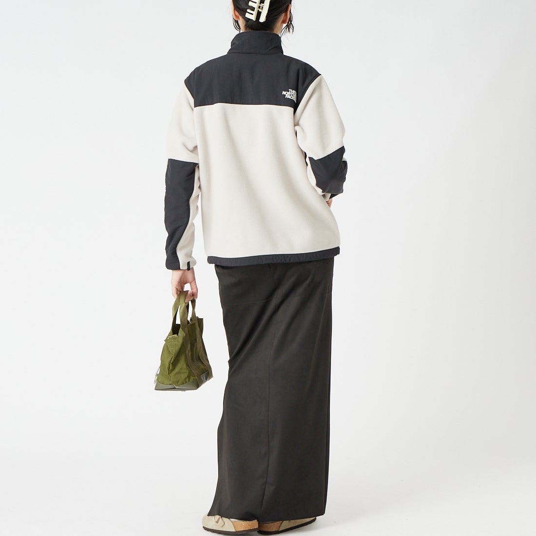 THE NORTH FACE [ザ ノースフェイス] デナリジャケット [NAW62650] FK &&モデル身長：162cm 着用サイズ：M&&