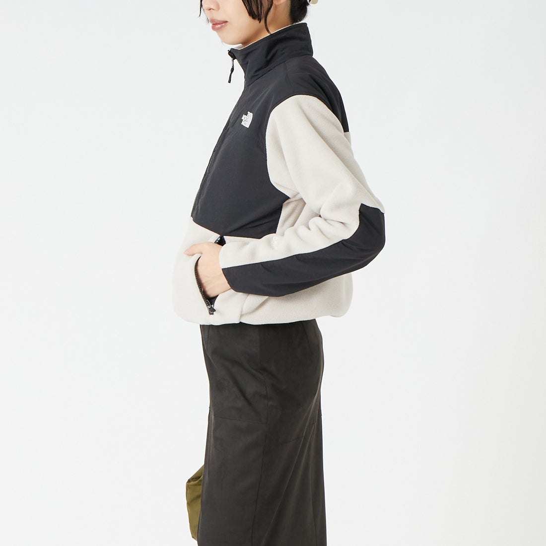 THE NORTH FACE [ザ ノースフェイス] デナリジャケット [NAW62650] FK &&モデル身長：162cm 着用サイズ：M&&