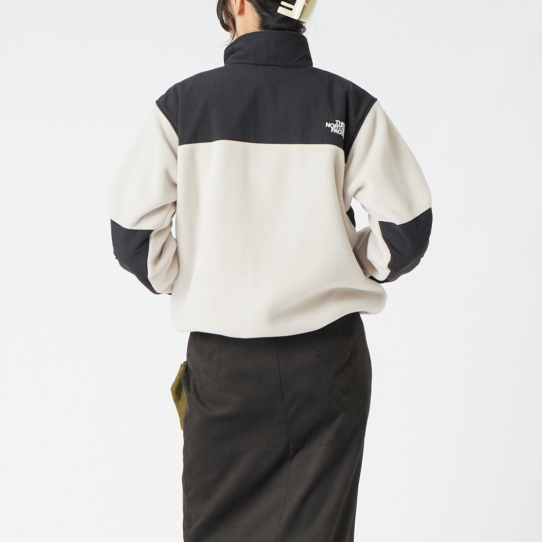THE NORTH FACE [ザ ノースフェイス] デナリジャケット [NAW62650] FK &&モデル身長：162cm 着用サイズ：M&&