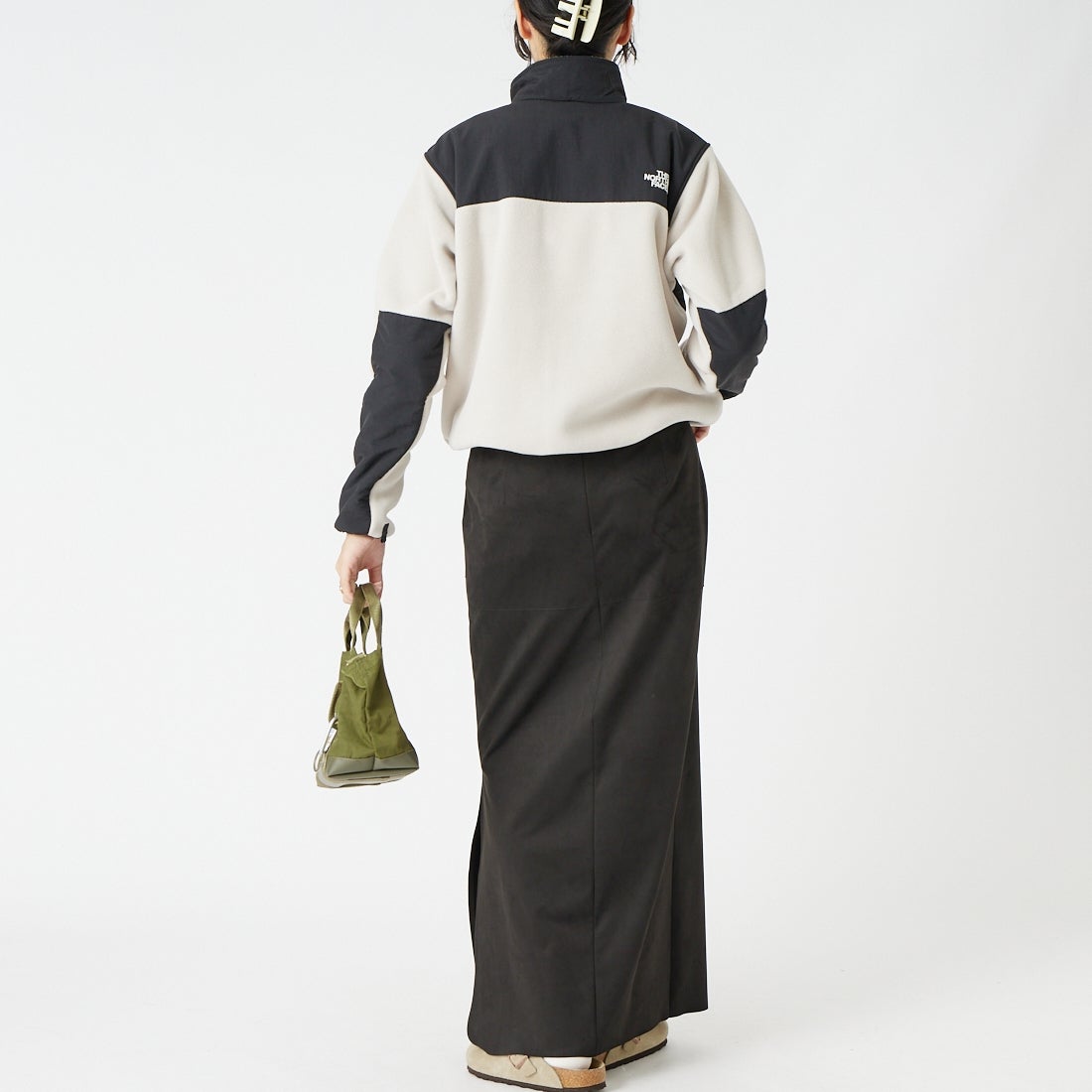 THE NORTH FACE [ザ ノースフェイス] デナリジャケット [NAW62650] FK &&モデル身長：162cm 着用サイズ：M&&