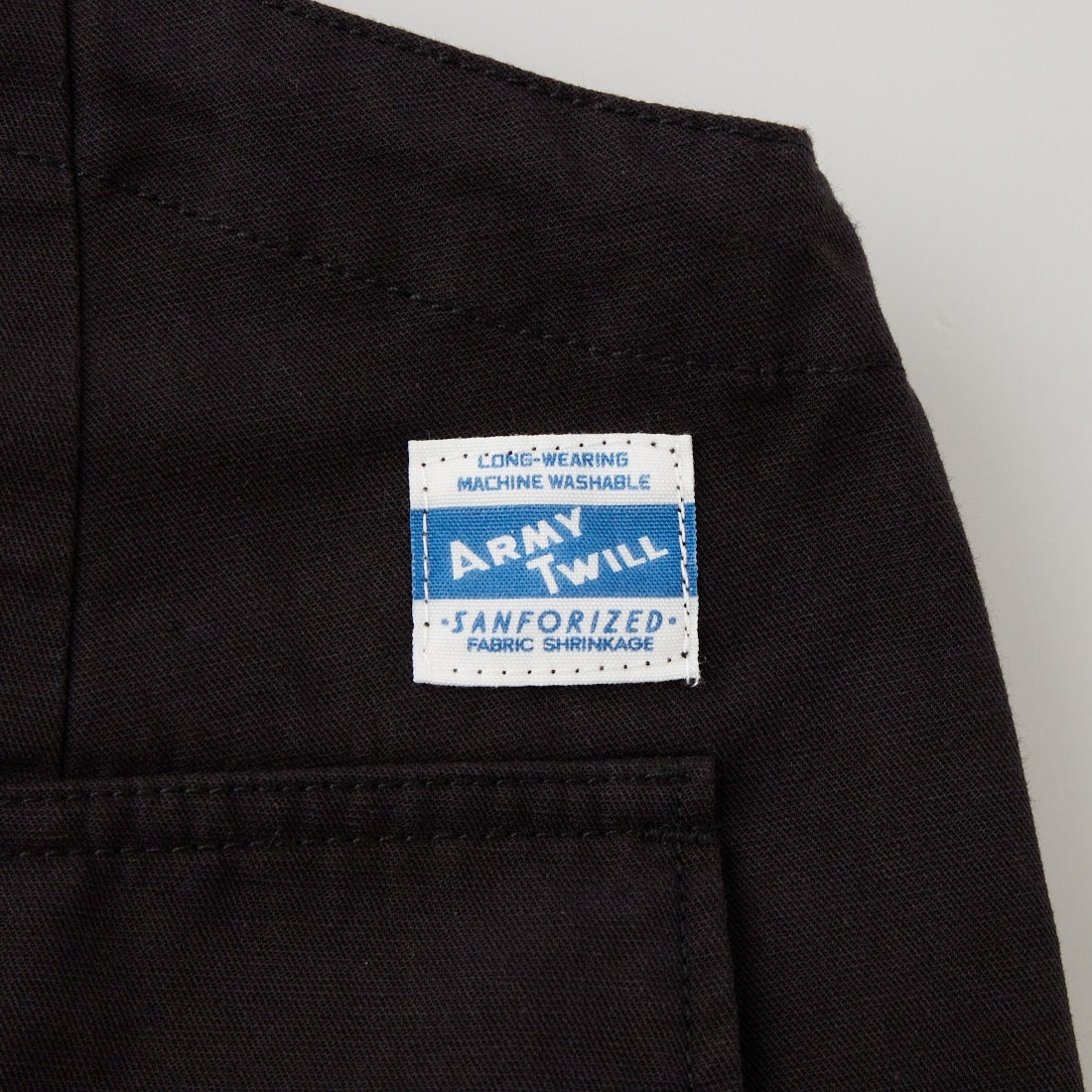 ARMY TWILL SANFORIZED [アーミーツイル サンフォライズド] レフトツイルカーゴパンツ [AM-2655003] BLACK