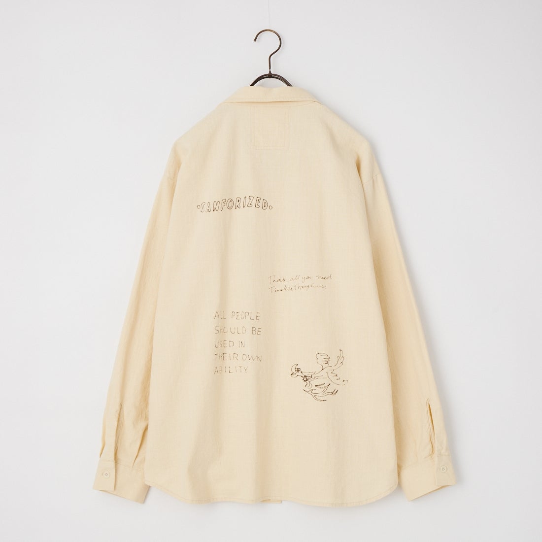ARMY TWILL SANFORIZED [アーミーツイル サンフォライズド] プリントユーティリティシャツ [AM-2657002] ECRU