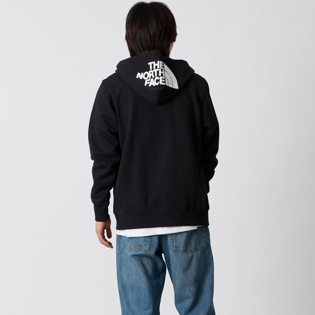 THE NORTH FACE [ザ ノースフェイス] リアビューフルジップフーディ [NT62640] K &&モデル身長：177cm 着用サイズ：M&&