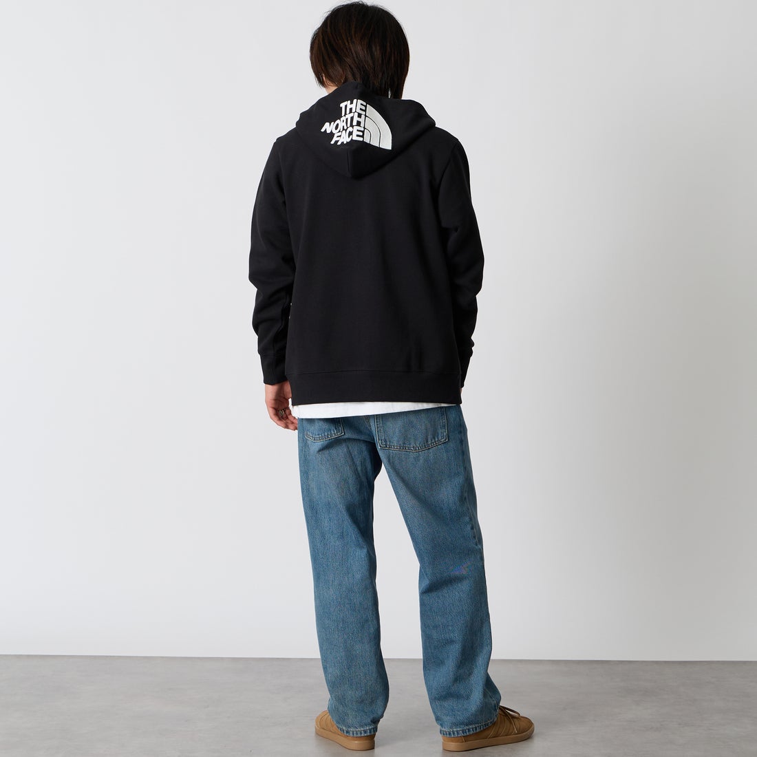 THE NORTH FACE [ザ ノースフェイス] リアビューフルジップフーディ [NT62640] K &&モデル身長：177cm 着用サイズ：M&&