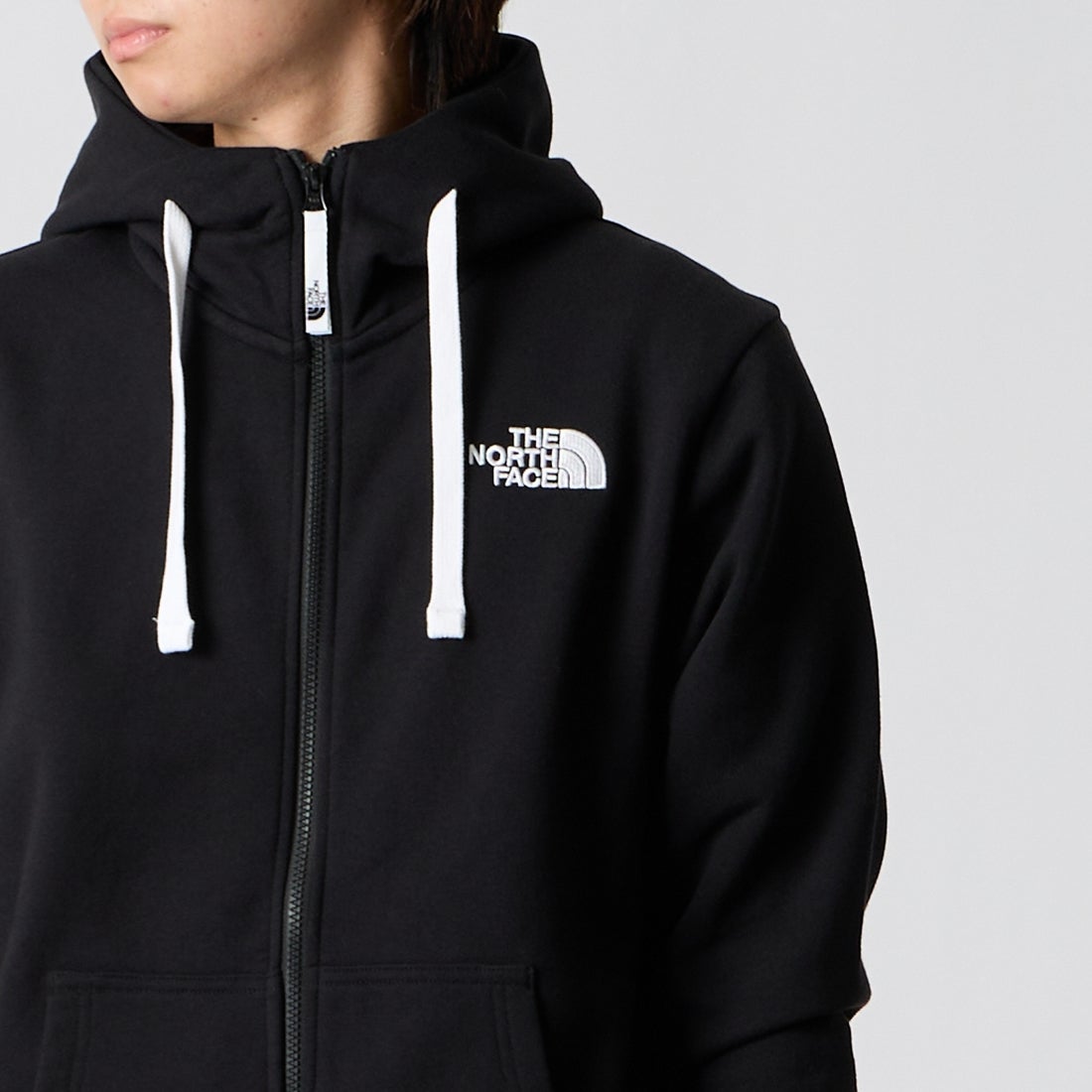 THE NORTH FACE [ザ ノースフェイス] リアビューフルジップフーディ [NT62640] K &&モデル身長：177cm 着用サイズ：M&&