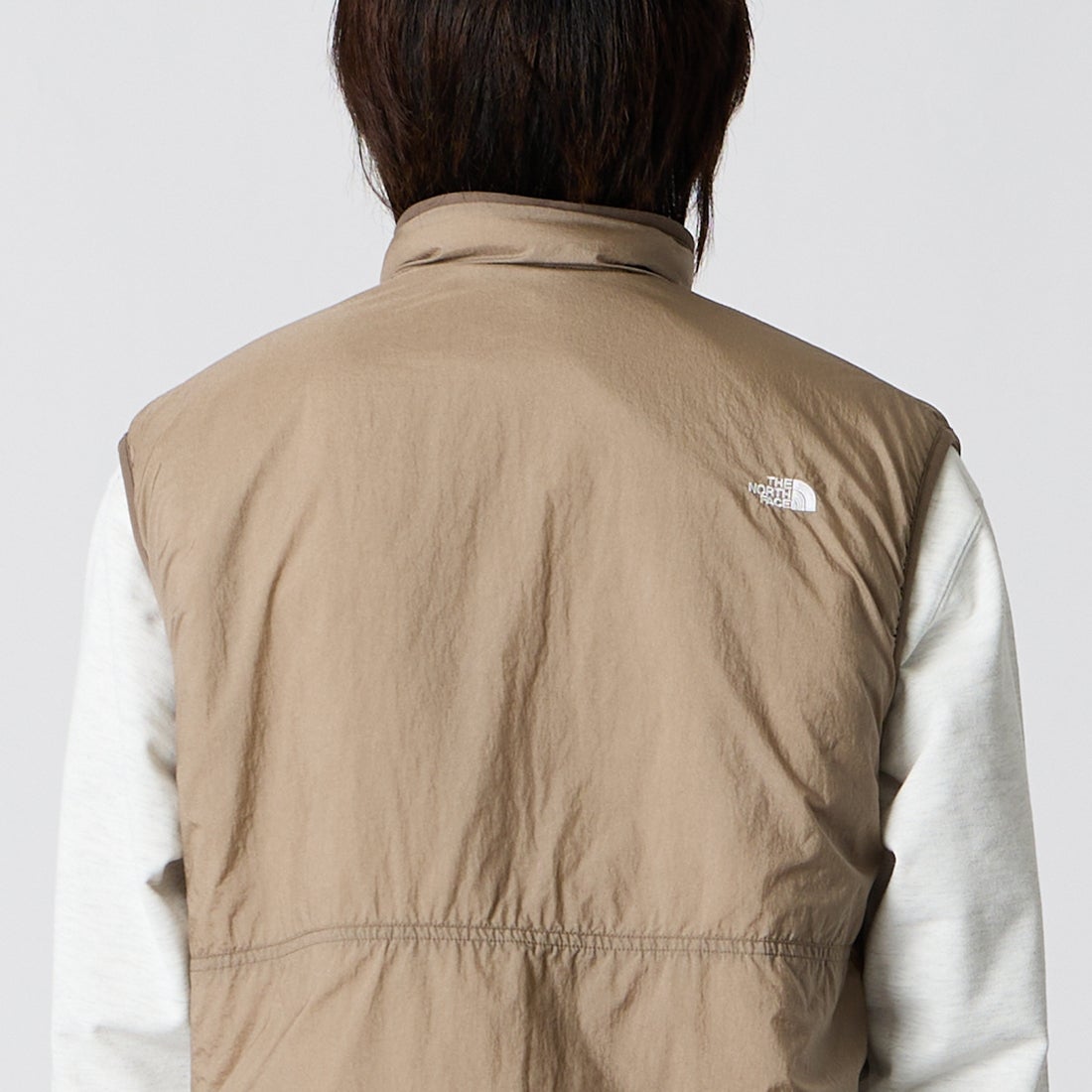 THE NORTH FACE [ザ ノースフェイス] リバーシブルエクストリームパイルフリースベスト [NP72537] FM &&モデル身長：177cm 着用サイズ：M&&