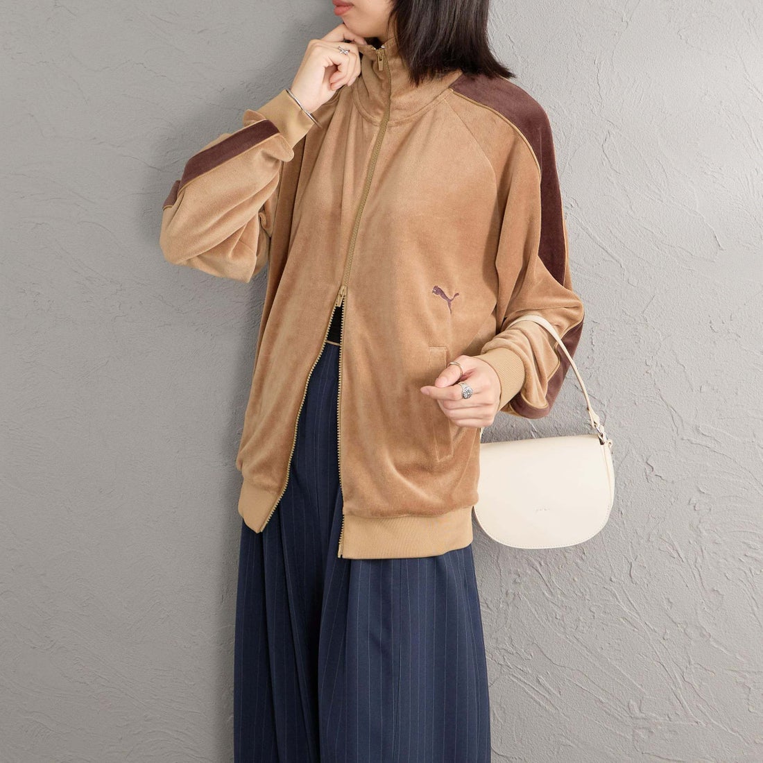 74 SOFT TA&&モデル身長：162cm 着用サイズ：S&&