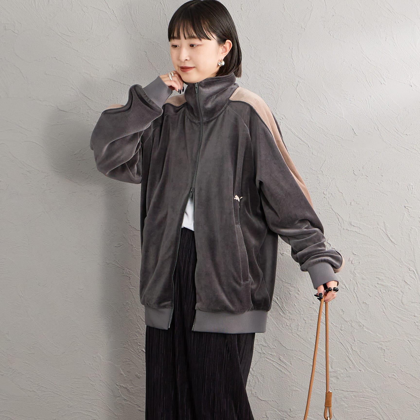 予約商品】PUMA [プーマ] 別注 T7 ベロアトラックジャケット [640946