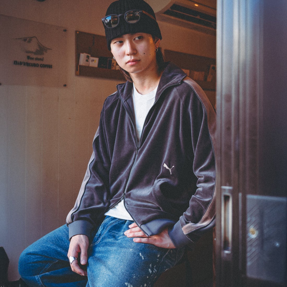 15 SHADOW&&モデル身長：177cm 着用サイズ：L&&
