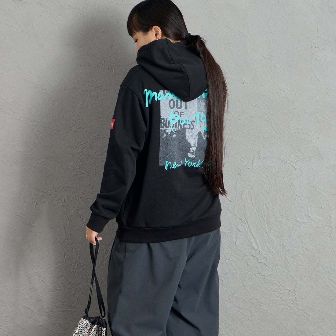 BLACK&&モデル身長：156cm 着用サイズ：S&&