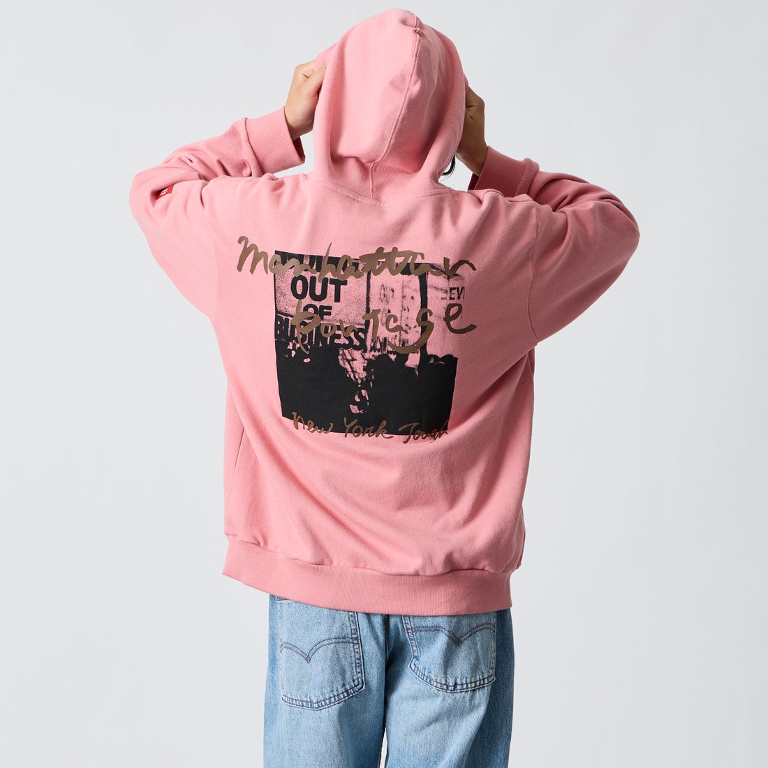 PINK&&モデル身長：175cm 着用サイズ：L&&