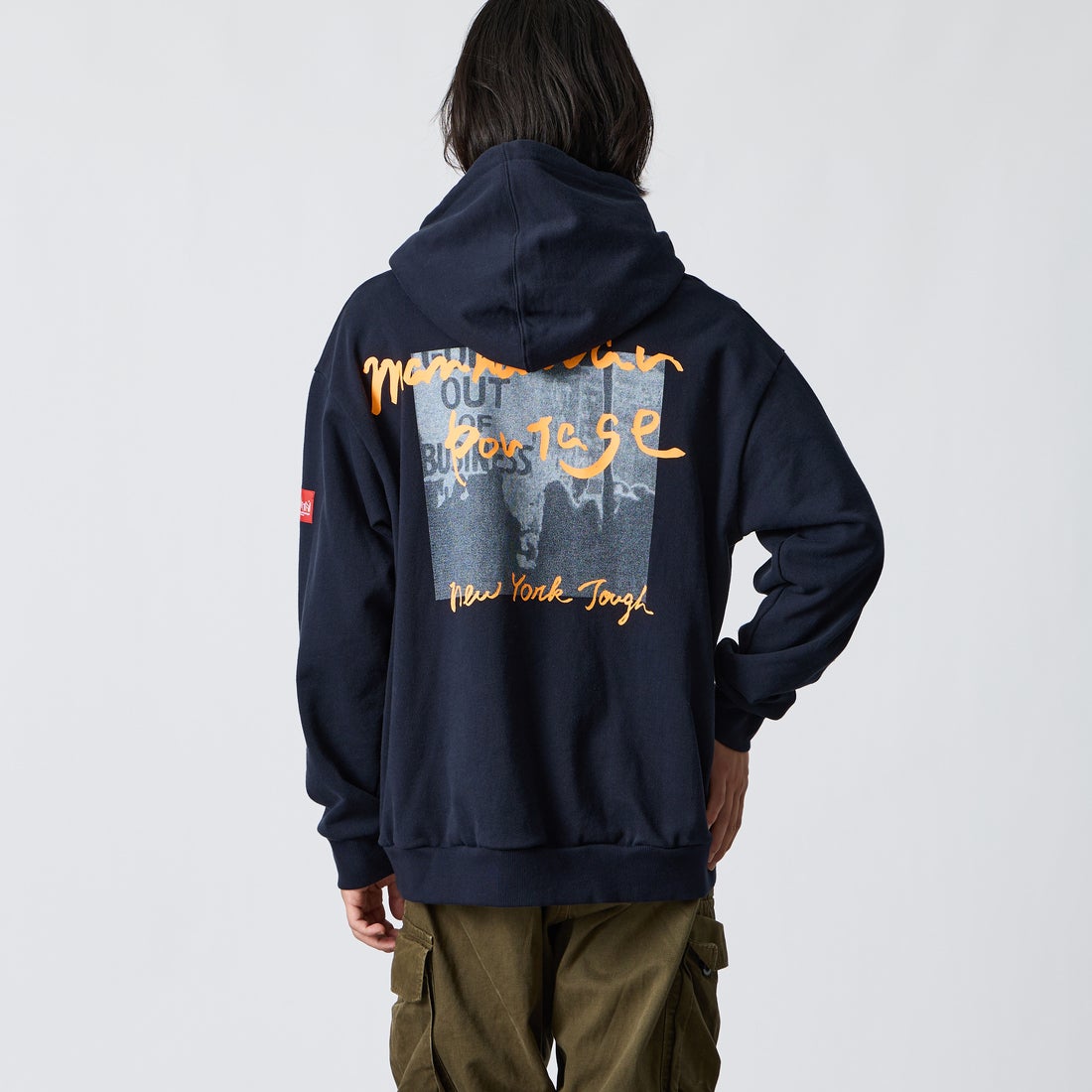 NAVY&&モデル身長：175cm 着用サイズ：L&&