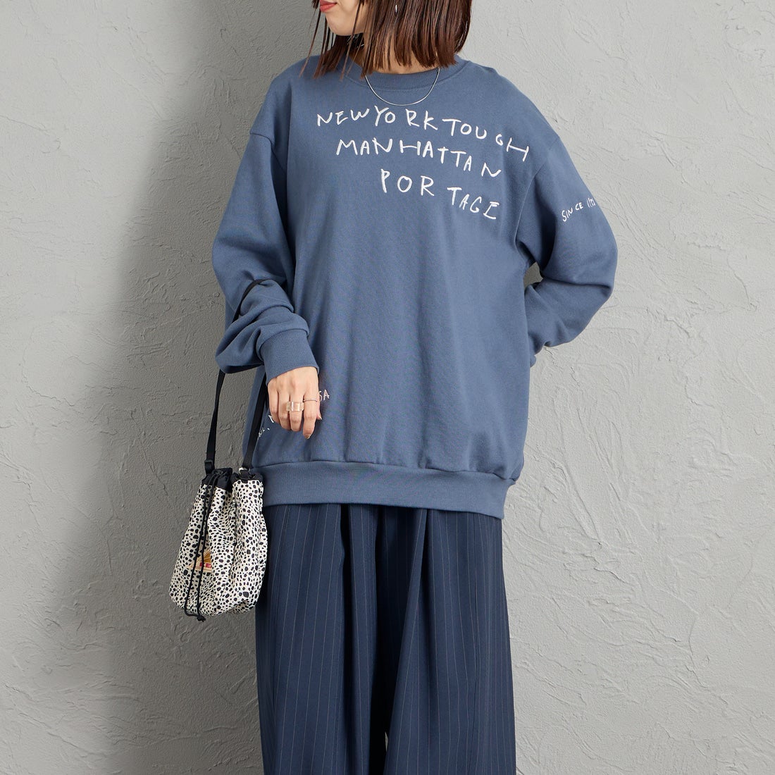 BLUE&&モデル身長：159cm 着用サイズ：S&&