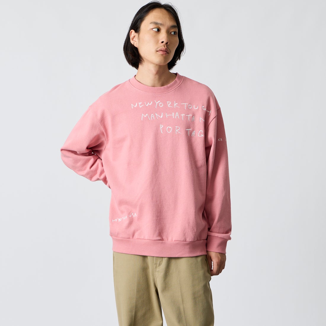 PINK&&モデル身長：175cm 着用サイズ：L&&