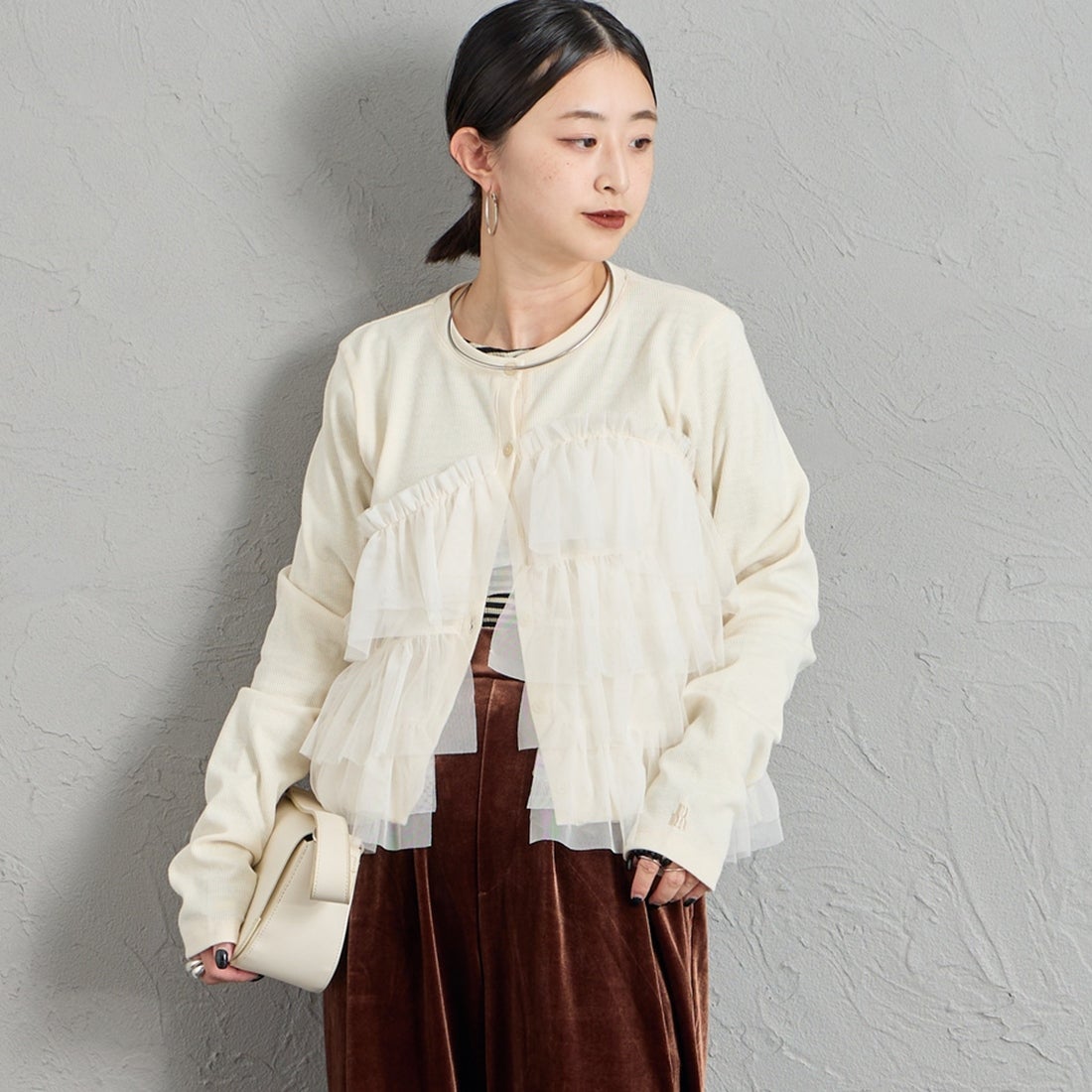 21 IVORY&&モデル身長：150cm 着用サイズ：&&