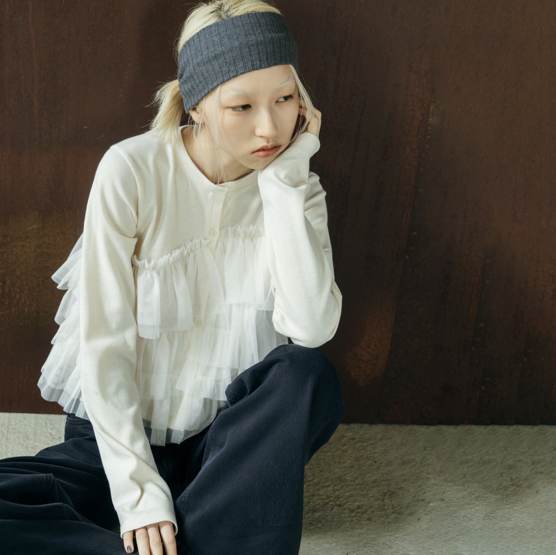 21 IVORY&&モデル身長：150cm 着用サイズ：&&