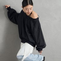 09 BLACK&&モデル身長：150cm 着用サイズ：F&&