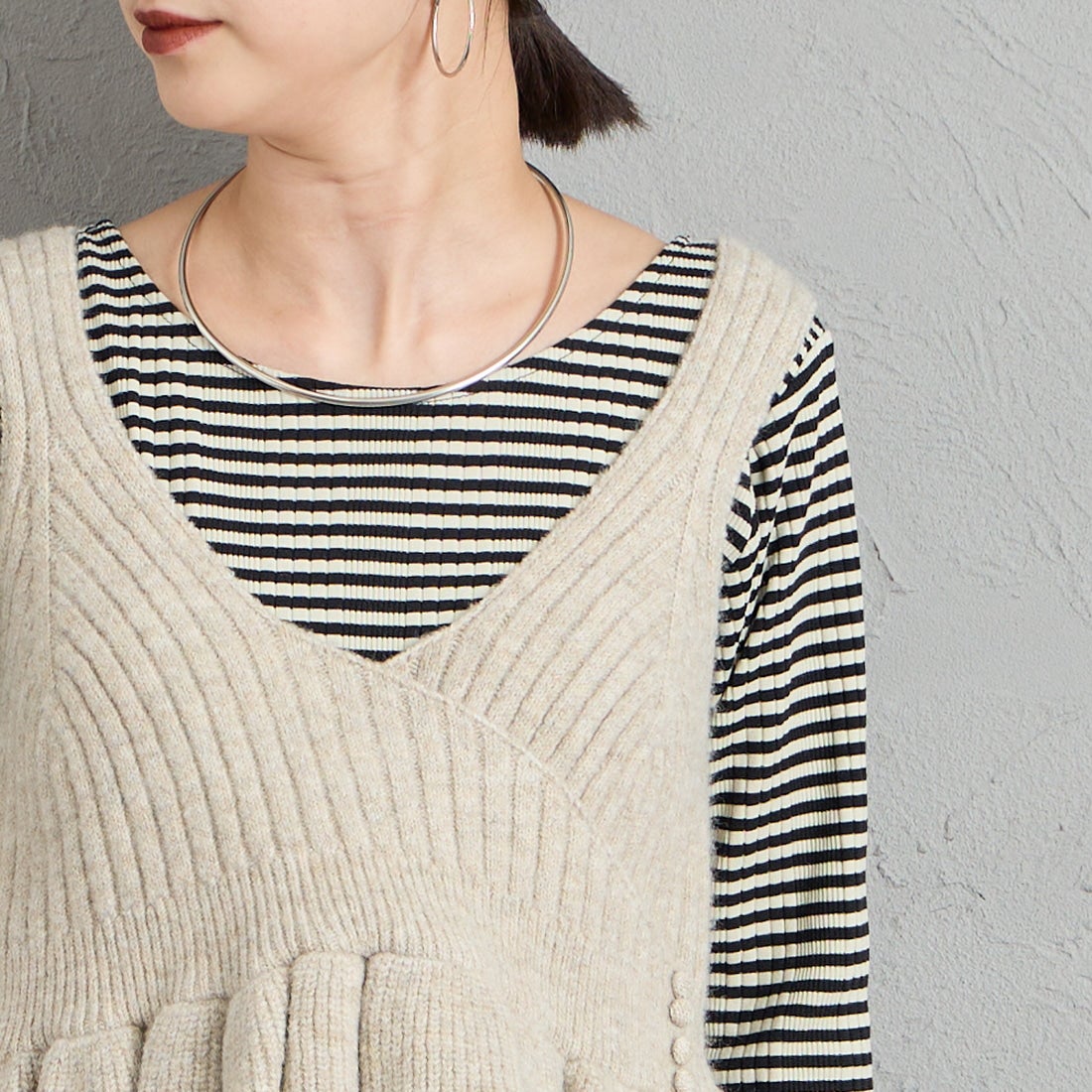 nenom [ネノム] 2WAY ペプラムカシュクールビスチェ [NE26331006] 22 BEIGE