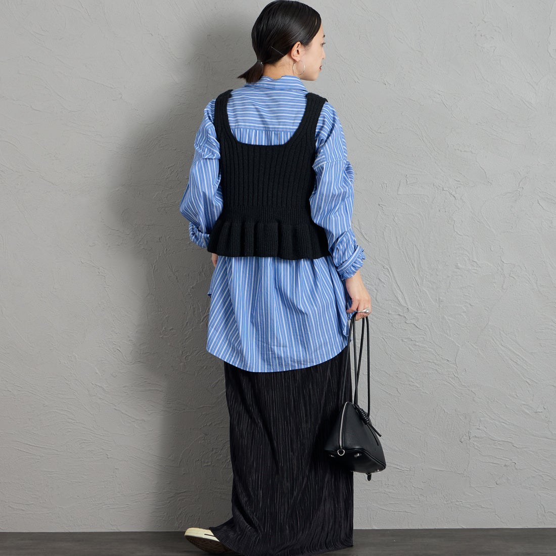 予約商品】nenom [ネノム] 2WAY ペプラムカシュクールビスチェ