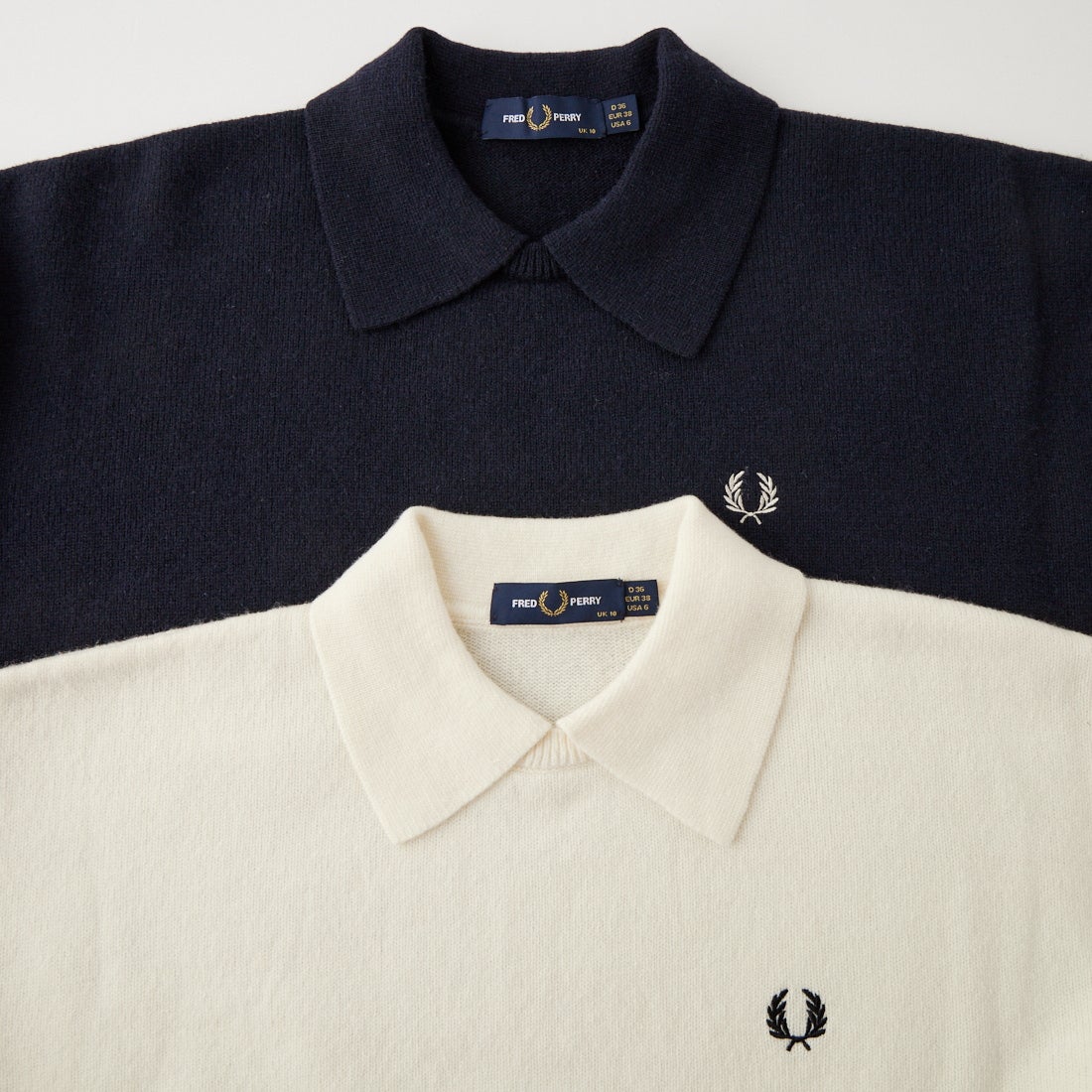 FRED PERRY [フレッドペリー] スプリットカフポロニット [K3128