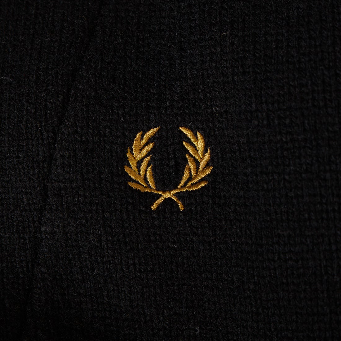 FRED PERRY [フレッドペリー] ハーフジップニット [K3142] 102 BLACK