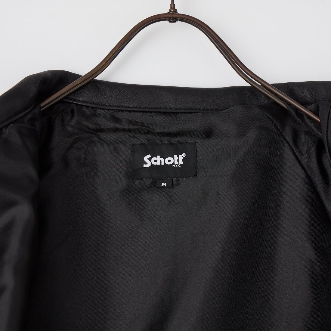 Schott [ショット] ラムレザー カバーオールジャケット [7826950018] 010 BLACK