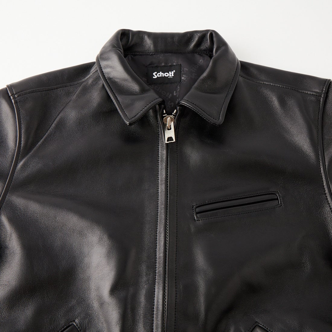 Schott [ショット] レザートラッカージャケット [7826950019] 010 BLACK