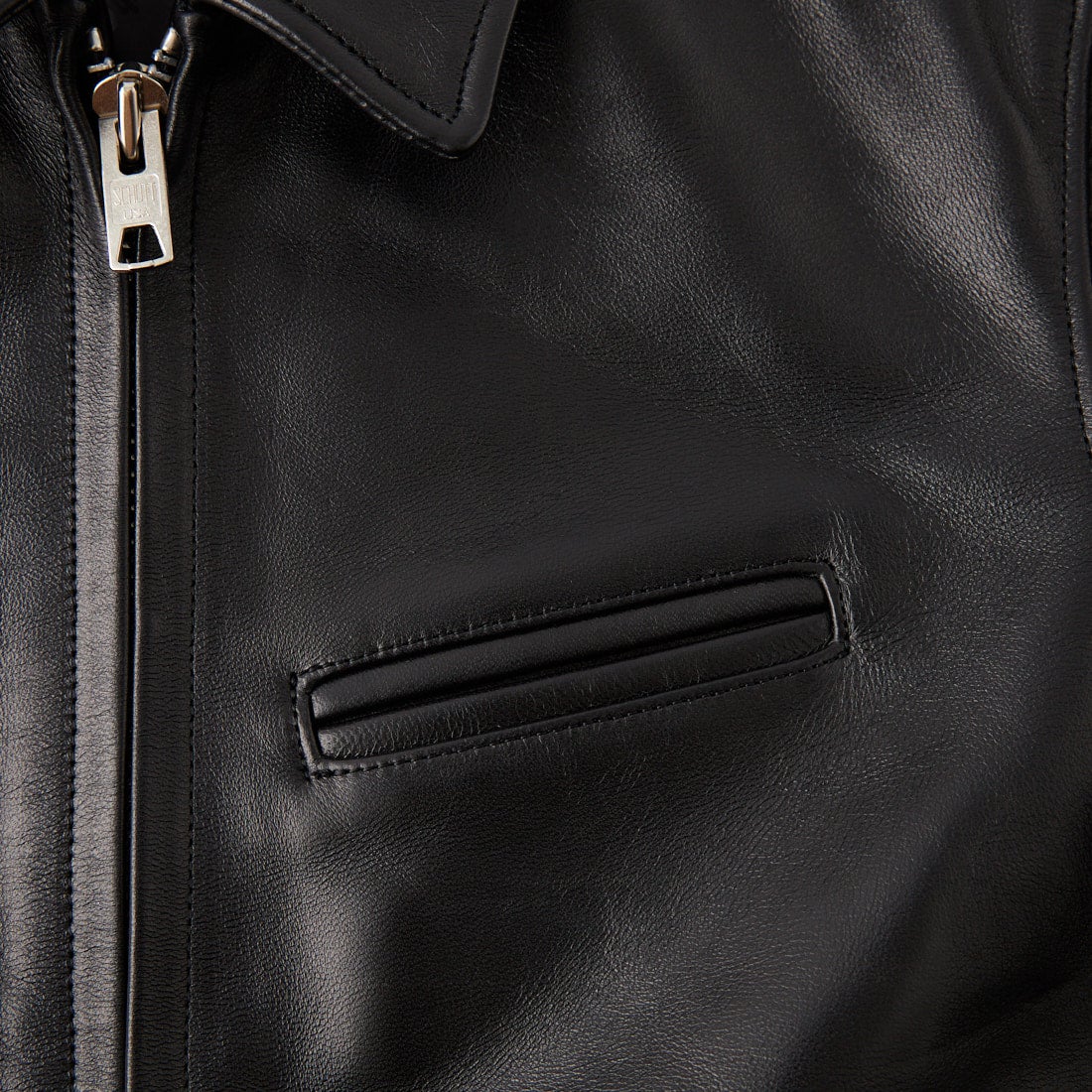 Schott [ショット] レザートラッカージャケット [7826950019] 010 BLACK