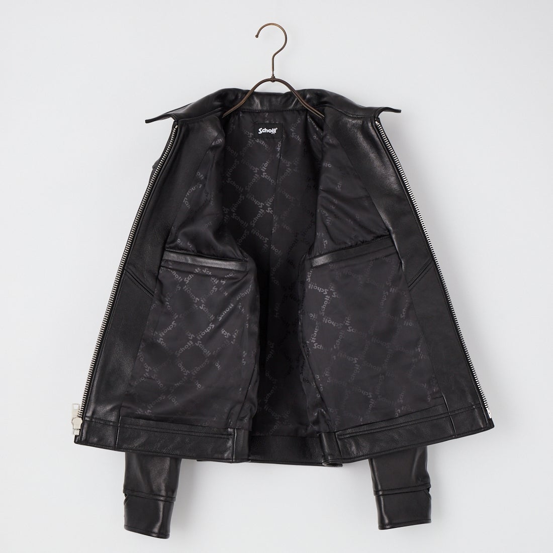 Schott [ショット] レザートラッカージャケット [7826950019] 010 BLACK
