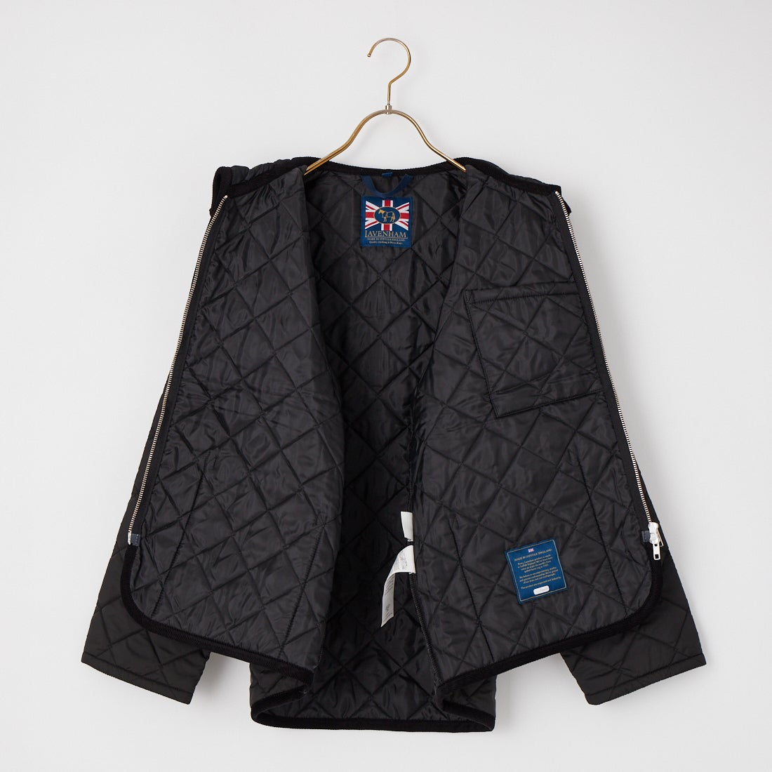 LAVENHAM [ラベンハム] ジップド クレイドン ウィメンズジャケット [LV14116] F44 SABLE