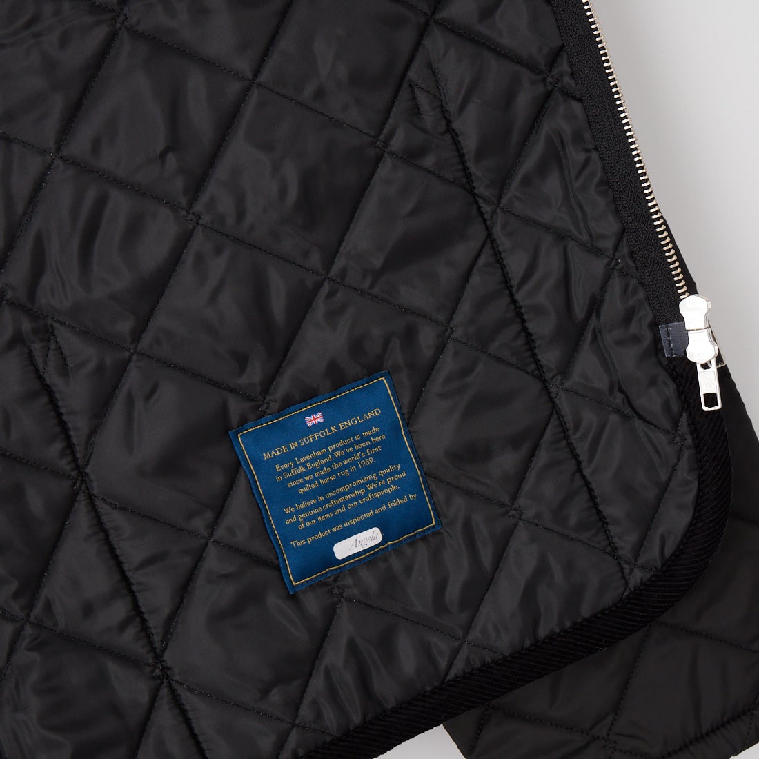 LAVENHAM [ラベンハム] ジップド クレイドン ウィメンズジャケット [LV14116] F44 SABLE