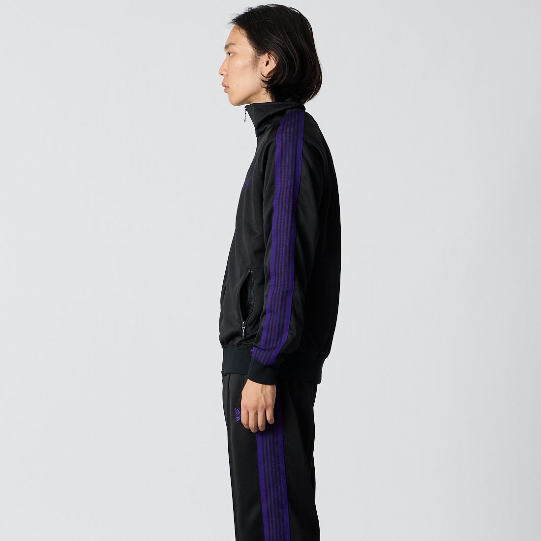 Needles [ニードルズ] トラックジャケット [TY349] C BLACK &&モデル身長：175cm 着用サイズ：M&&