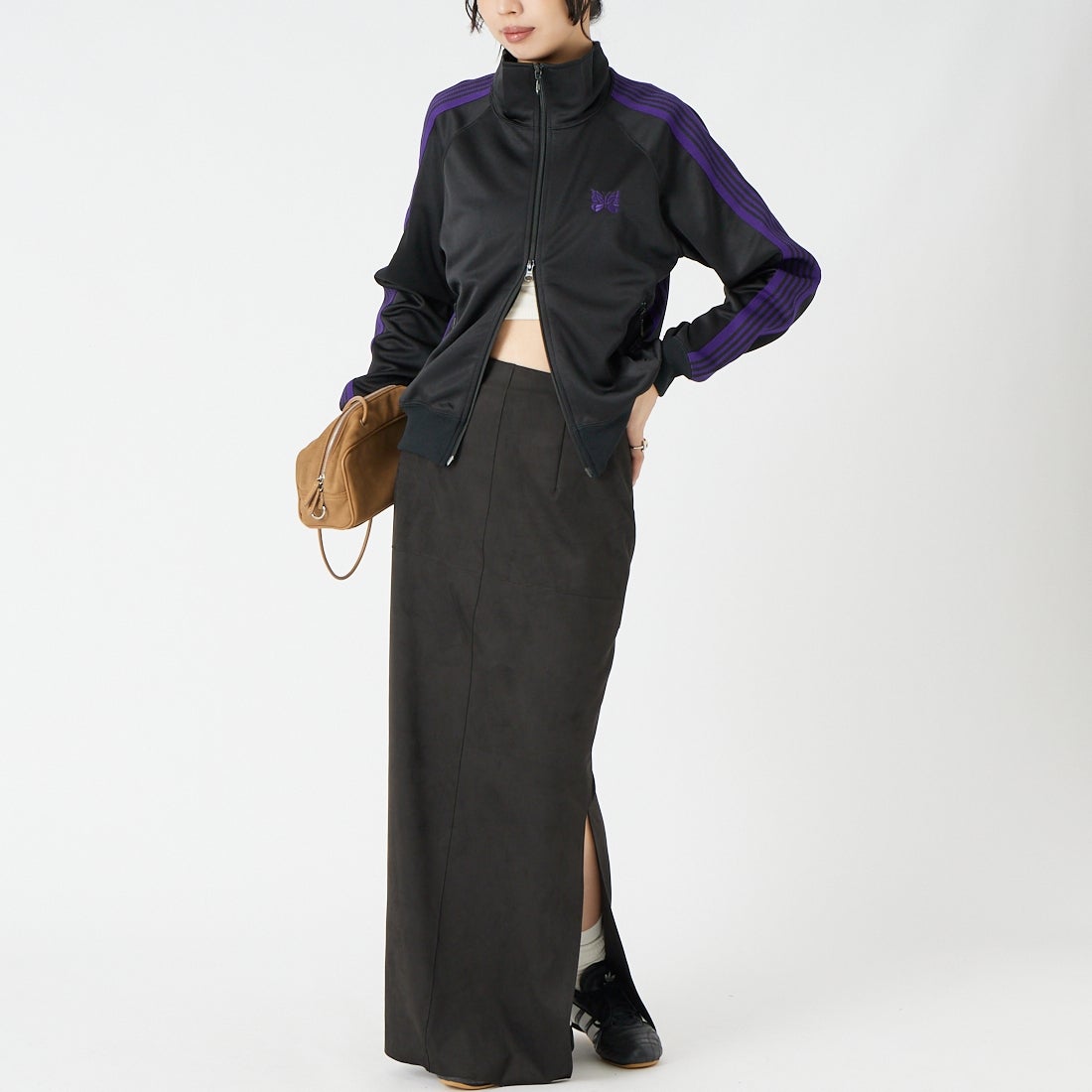 Needles [ニードルズ] トラックジャケット [TY349] C BLACK &&モデル身長：162cm 着用サイズ：2&&
