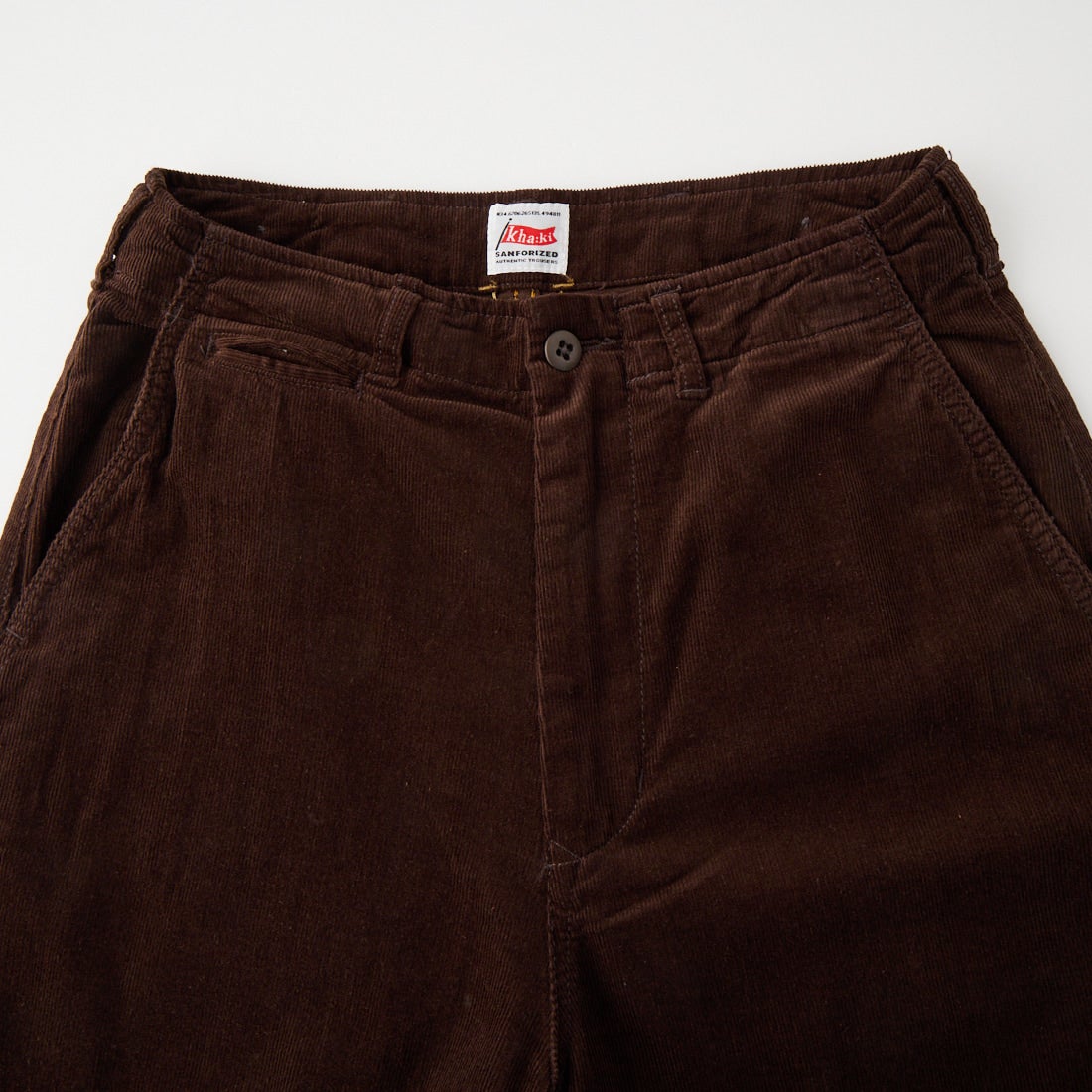 KHA:KI [カーキ] オーバルコーデュロイパンツ [MIL26FPT3263] DK.BROWN