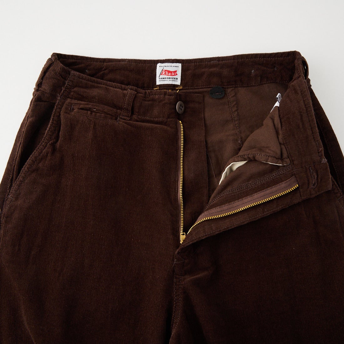 KHA:KI [カーキ] オーバルコーデュロイパンツ [MIL26FPT3263] DK.BROWN