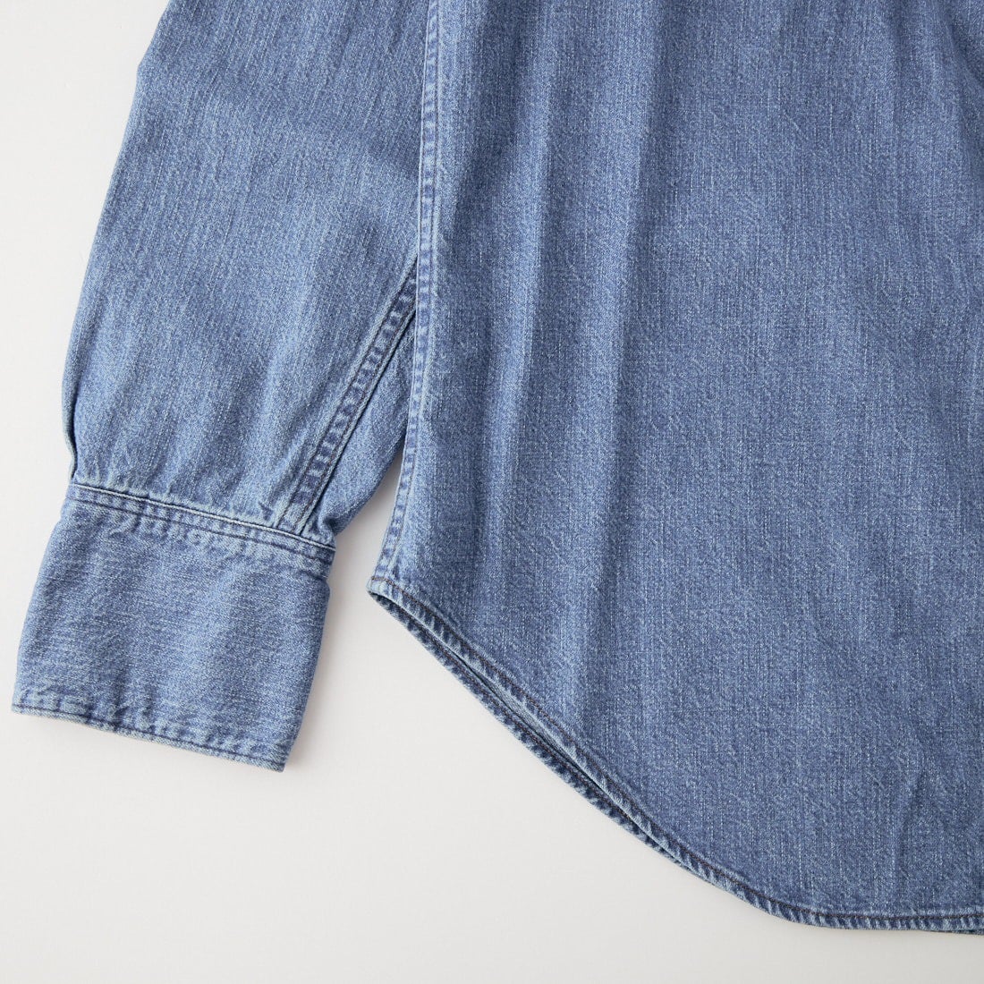 orSlow [オアスロウ] ユーズドウォッシュ デニムウェスタンシャツ [01-8124] 95 DENIM U