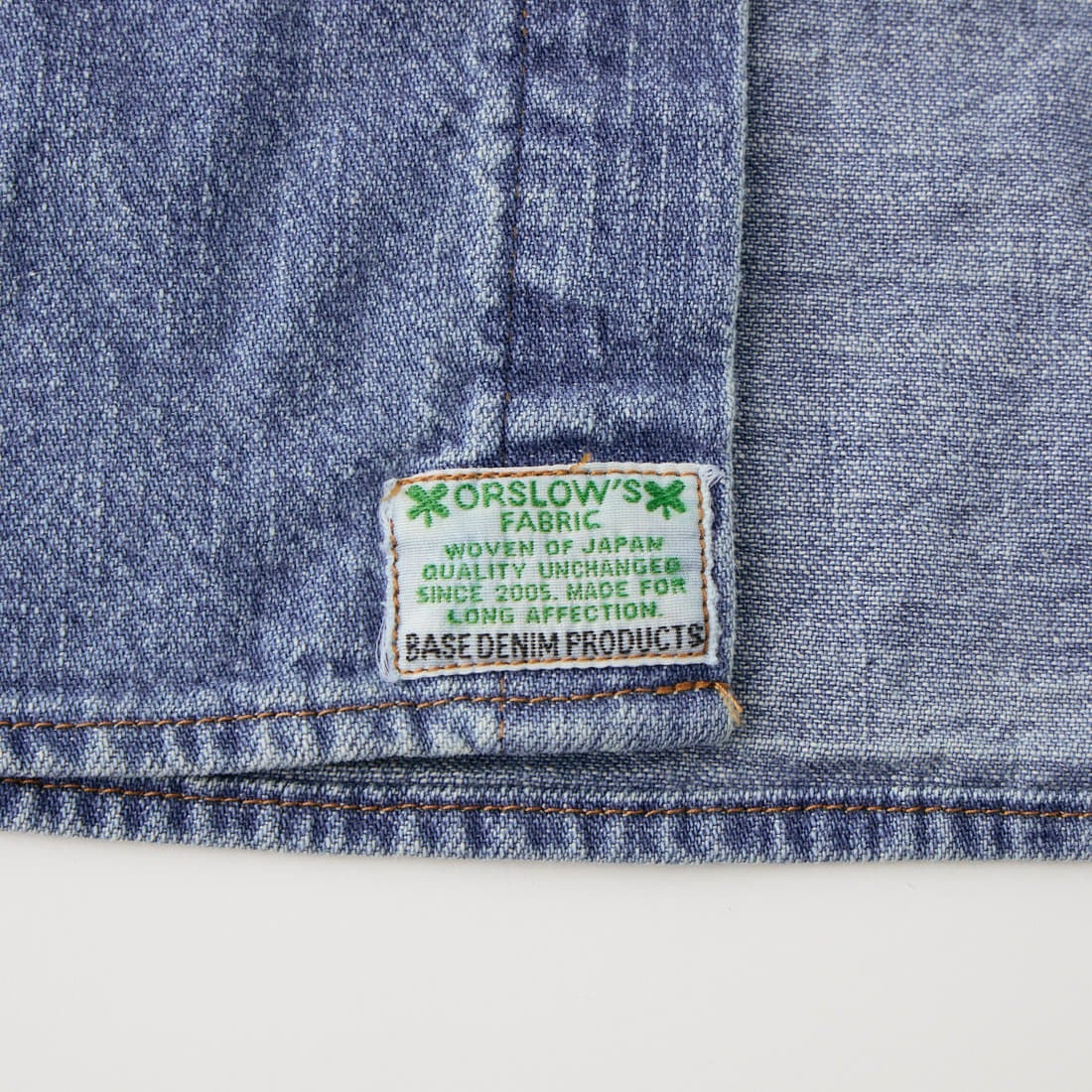 orSlow [オアスロウ] ユーズドウォッシュ デニムウェスタンシャツ [01-8124] 95 DENIM U