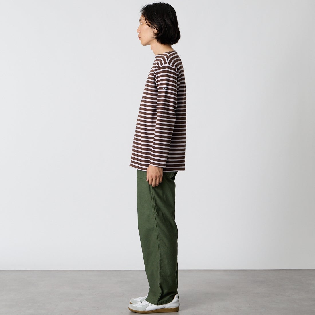 orSlow [オアスロウ] US ARMY ファティーグパンツ [01-5002] 16 GREEN &&モデル身長：175cm 着用サイズ：2&&