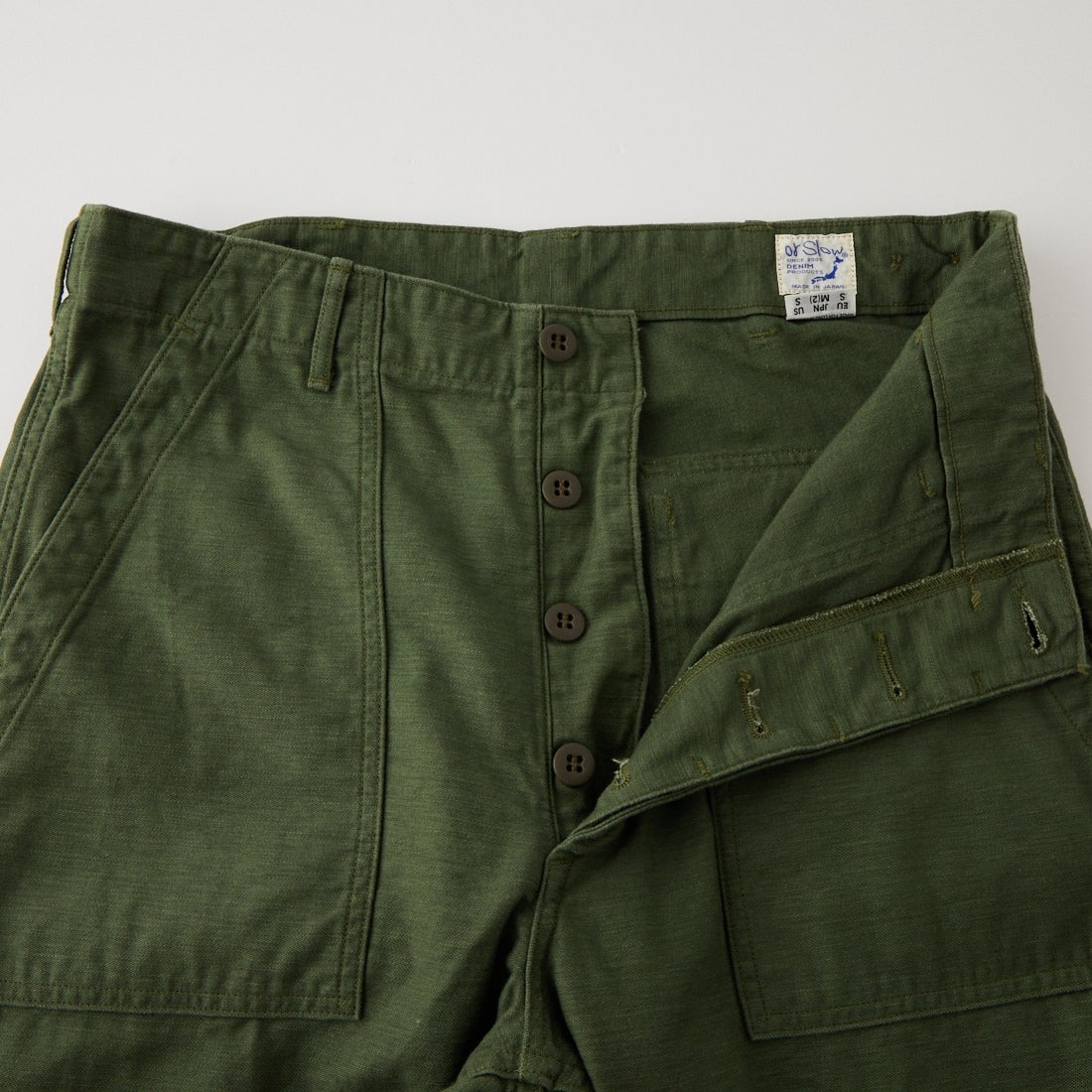 orSlow [オアスロウ] US ARMY ファティーグパンツ [01-5002] 16 GREEN